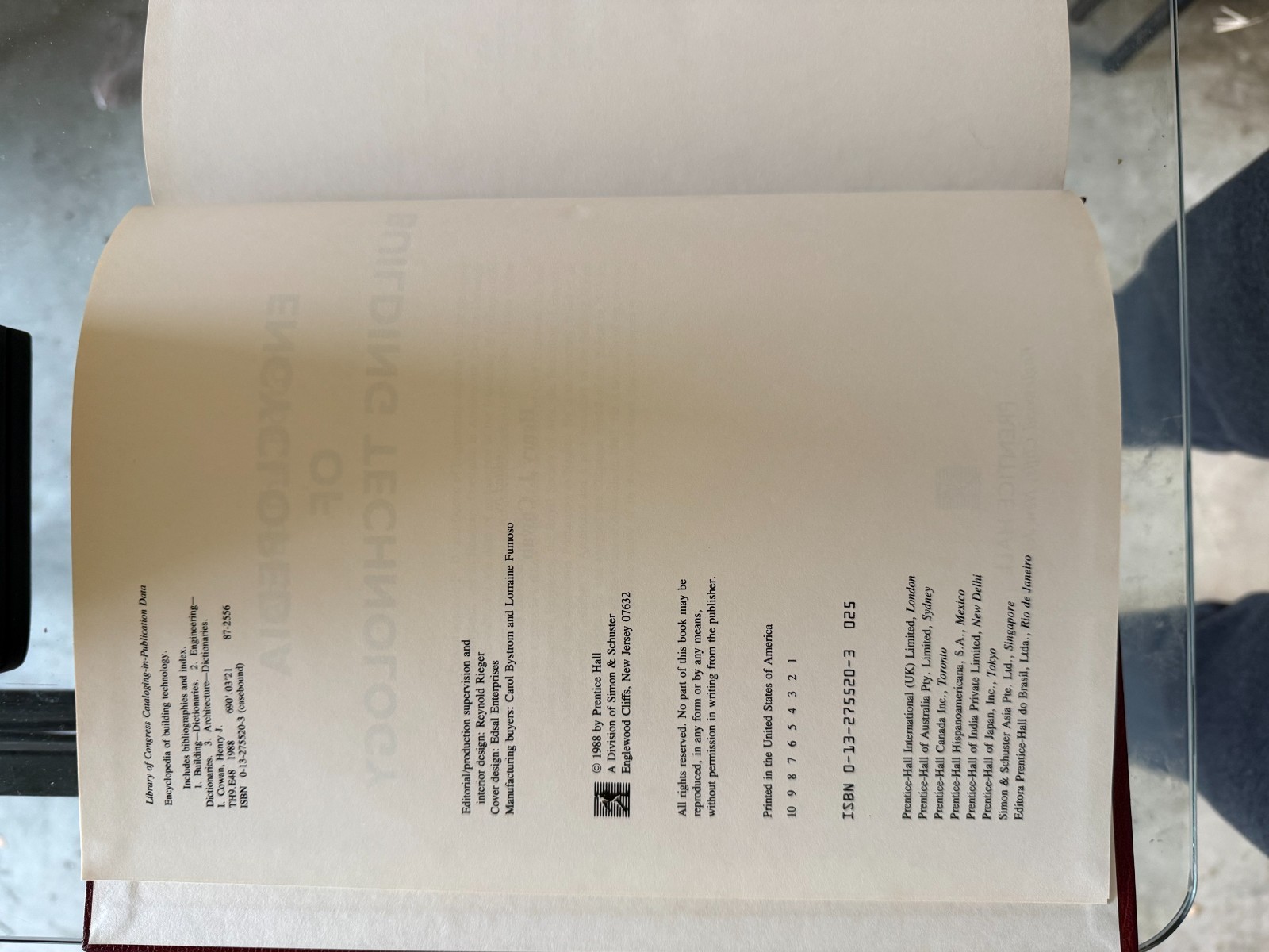 Encyclopedia of Building Technology by Henry J. Cowan (1987, Hardcover)
