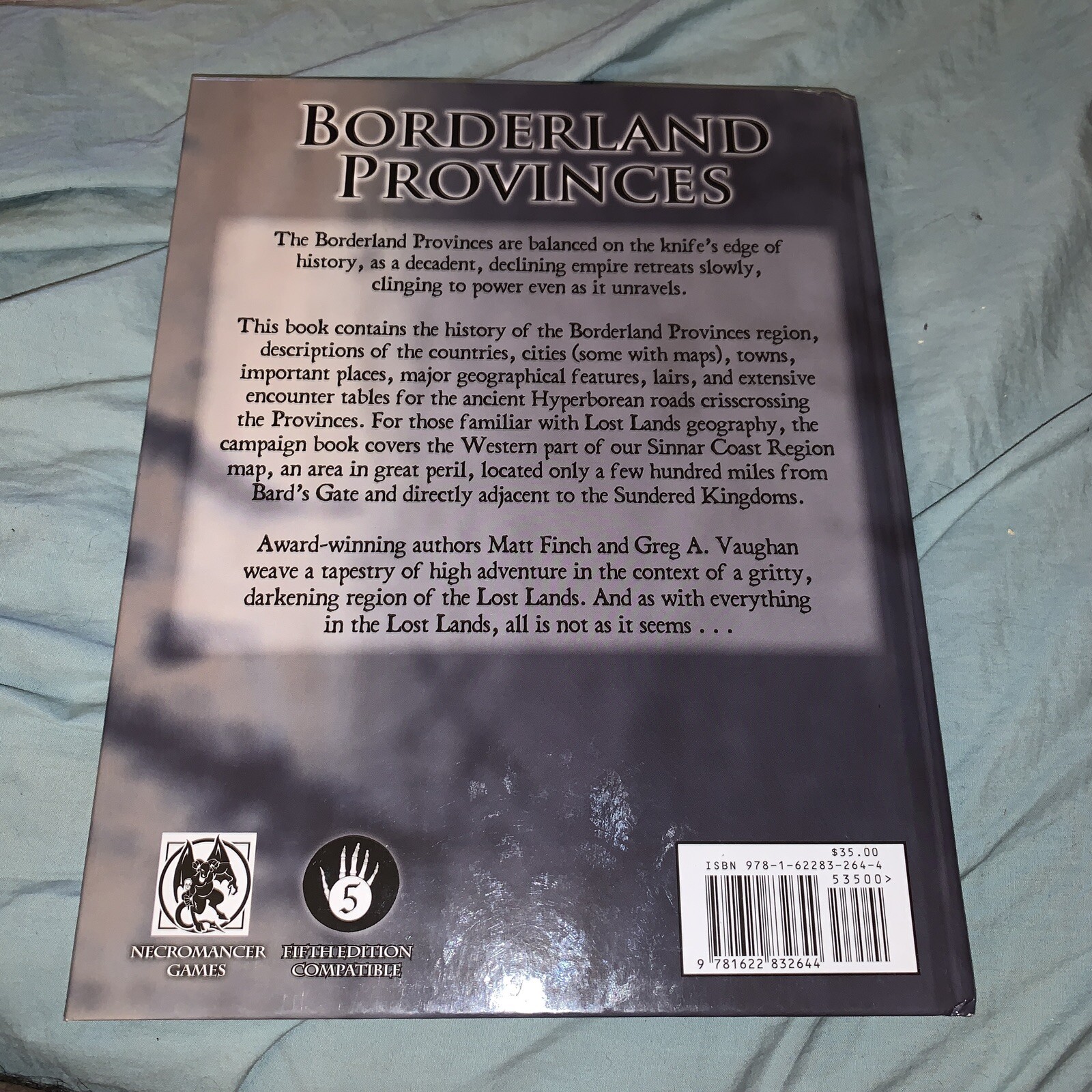 Borderlands Provinces 5E by Greg A. Vaughan, Matthew J. Finch and Bill Webb…