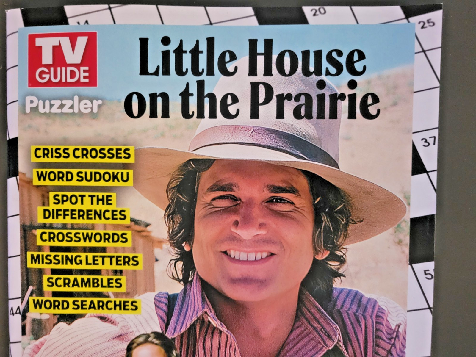 Little House On The Prairie Puzzler by TV Guide-Variety of Games With Show Theme