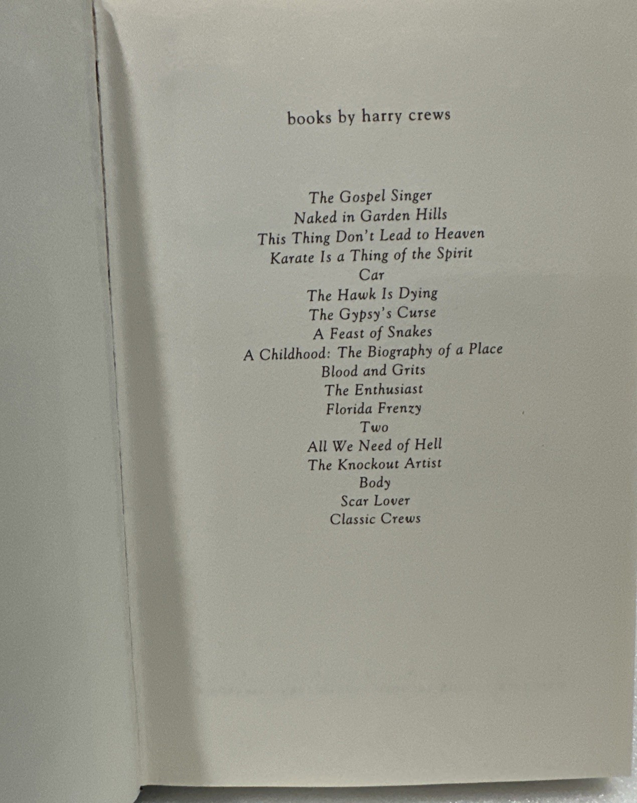 The Mulching of America : A Novel Hardcover Harry Crews