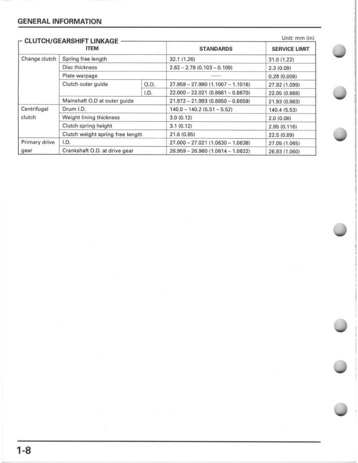 HONDA TRX450 Foreman ATV Service Manual 1998-2004 – WIRE BOUND – TOUGH COVERS