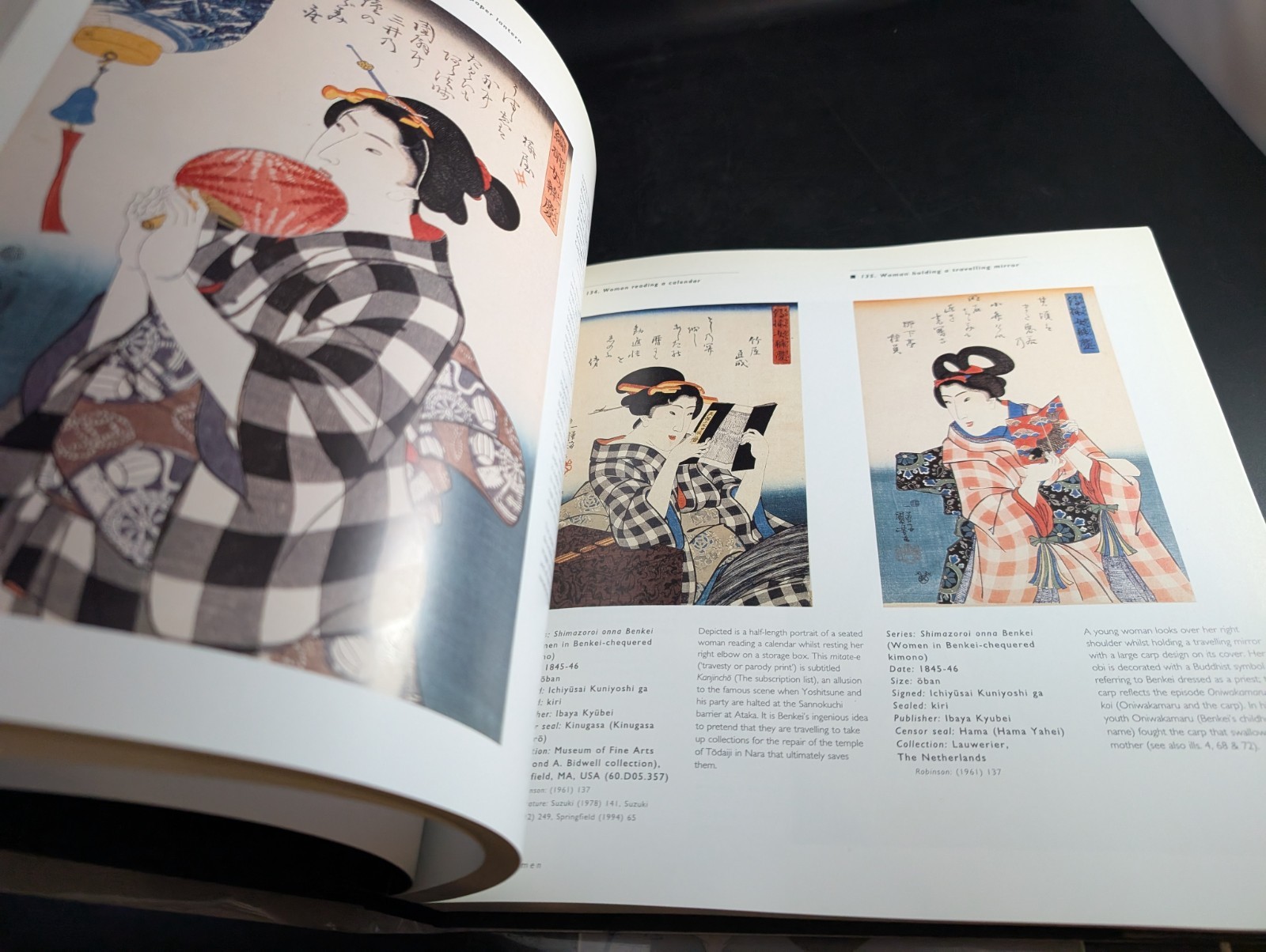 x2 Art Book Lot Heroes & Ghosts Japanese Prints by Kuniyoshi Ghosts & Demons LS