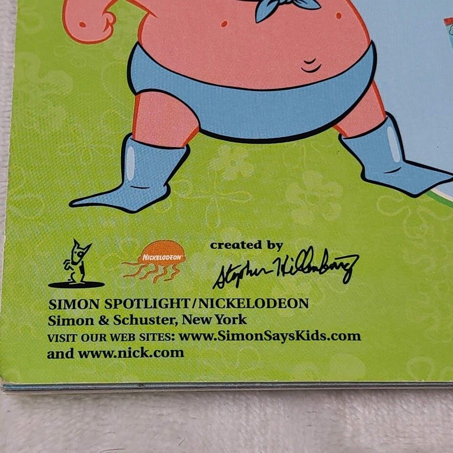 SpongeBob SquarePants Hands Off David Lewman 2003 Simon PB First Edition
