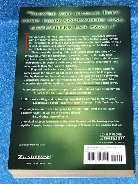 Complete Set 3 LA Marzulli NEPHILIM TRILOGY Books, Unholy Deception, Revealing
