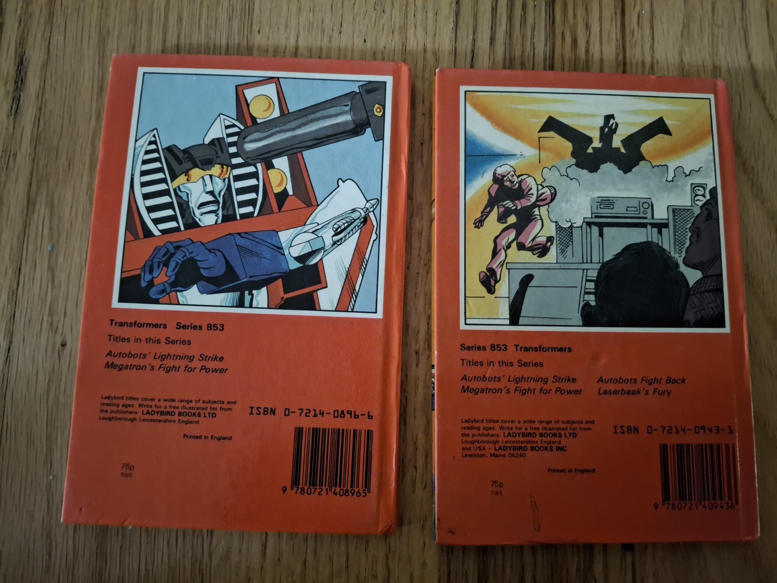 Vintage Transformers Books Laserbeaks Fury Megatrons Fight For Power Decepticon