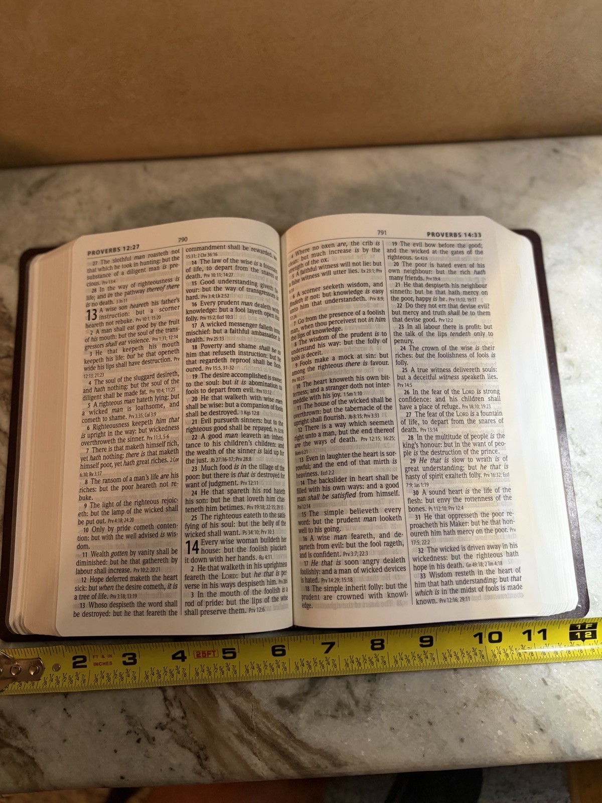 Hendrickson Holy Bible KJV Personal Size Giant Print Reference Imitation Leather