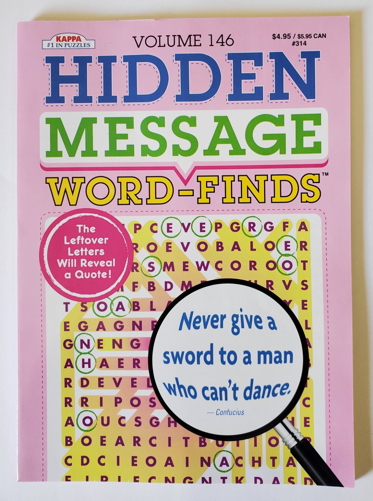 Hidden Message Word-Finds Puzzle Books Kappa Games,Search,Hunt~Pick up to 15Vols