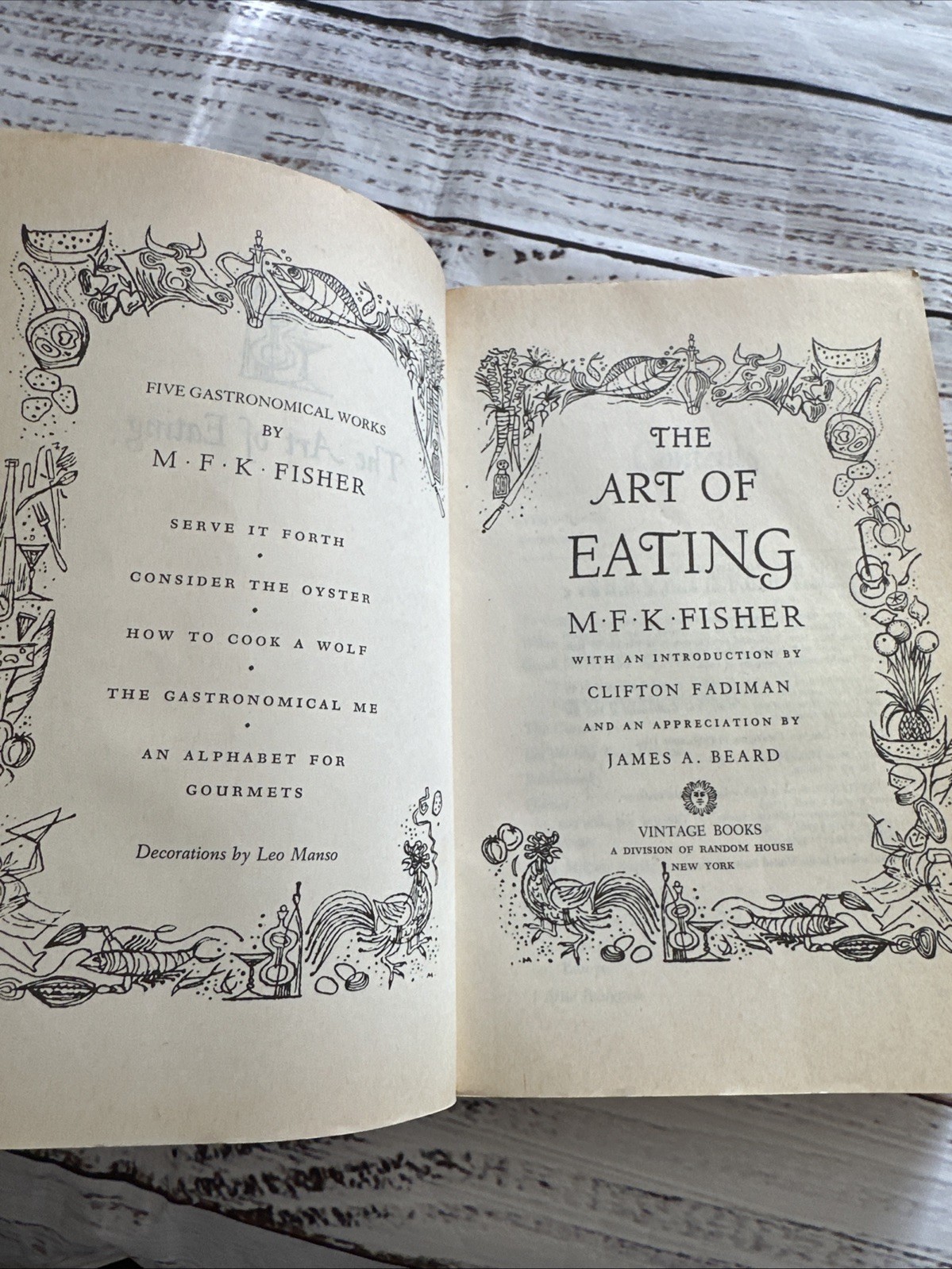 The Art of Eating M F K Fisher 1976 PB Cuisine Cooking Food Cookbook Recipes