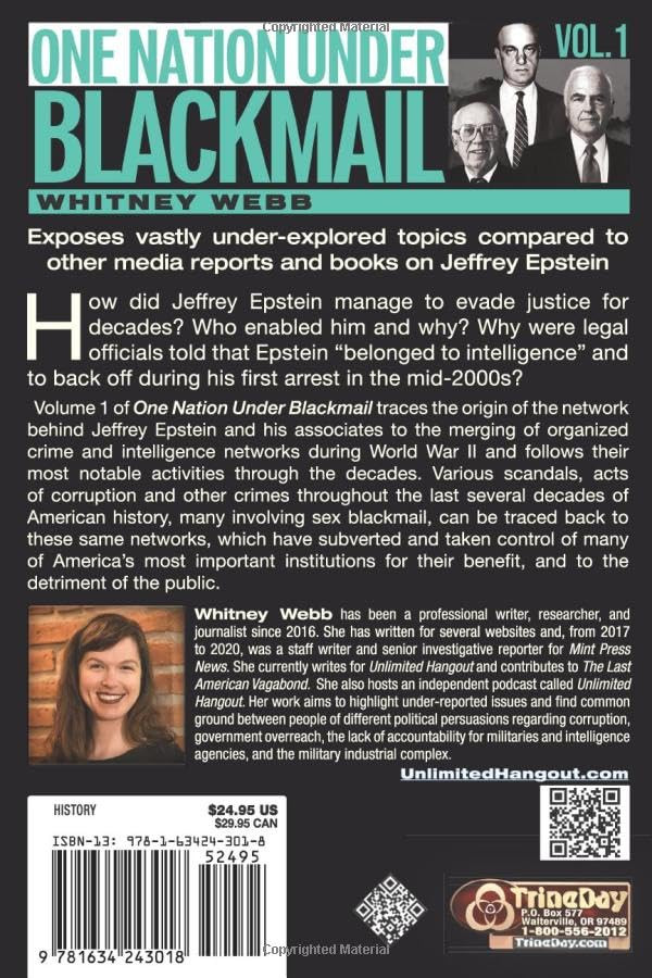 One Nation under Blackmail – Vol. 1: the Sordid Union Whitney Webb Paperback