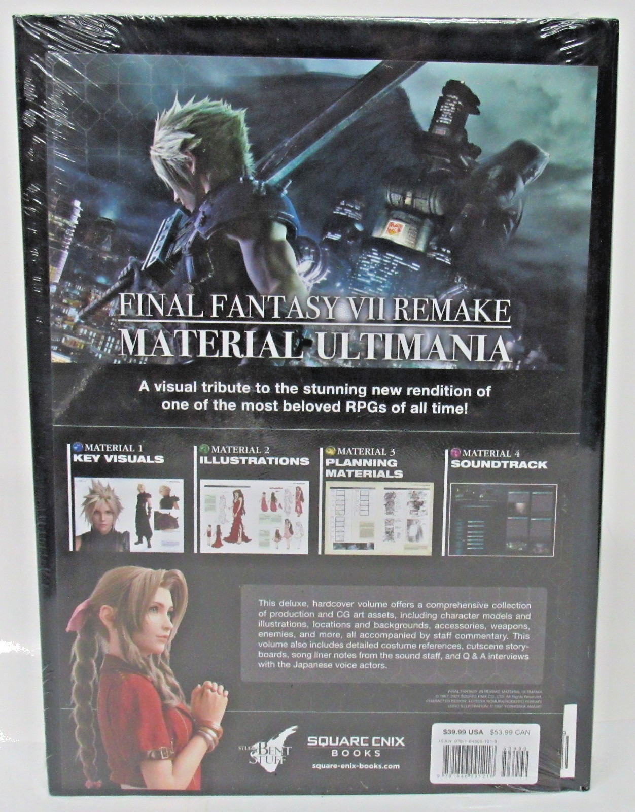SEALED Final Fantasy VII Remake Material Ultimania Hardcover SquareEnix 2021