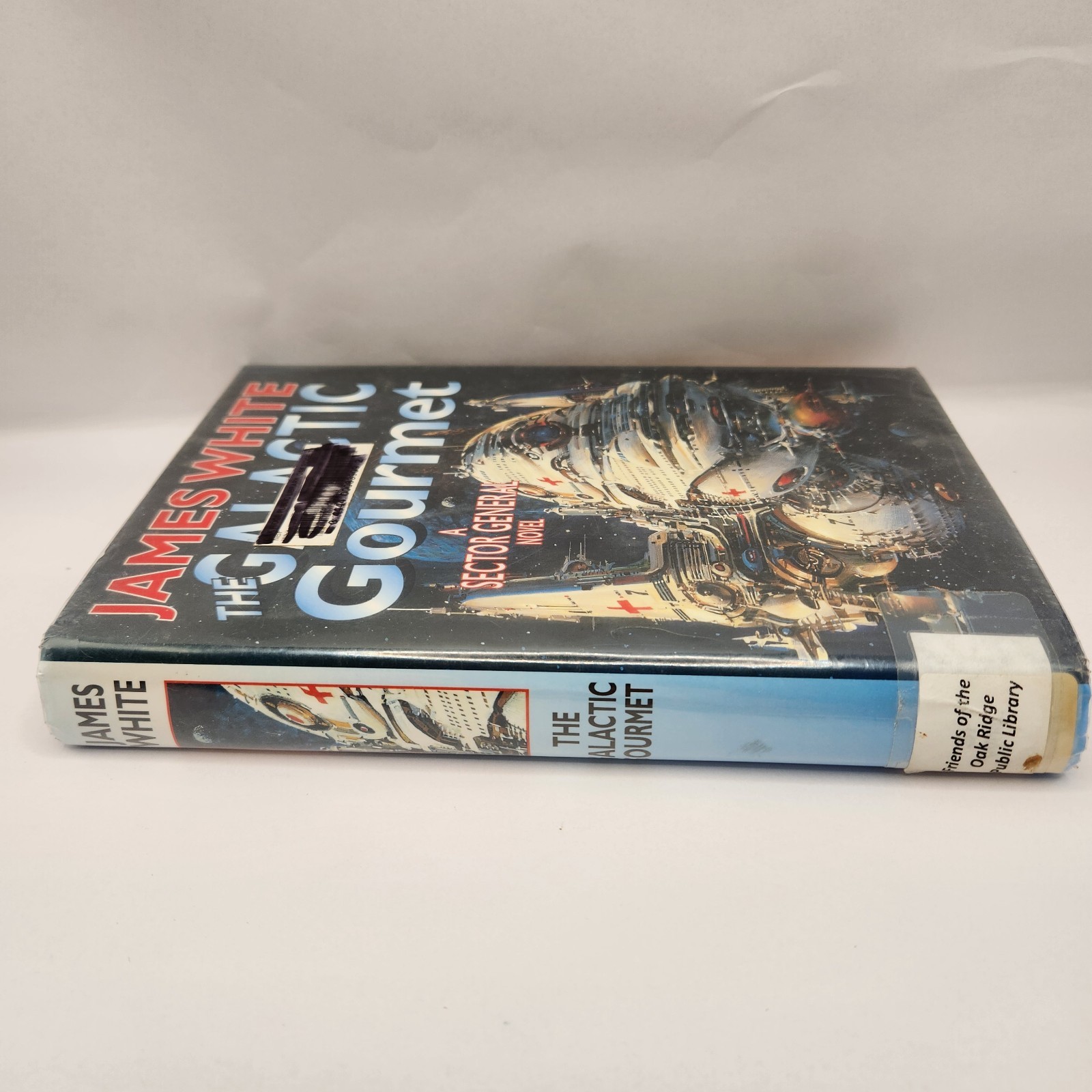 James White Book The Galactic Gourmet 1996 hardcover Library Edition Markings