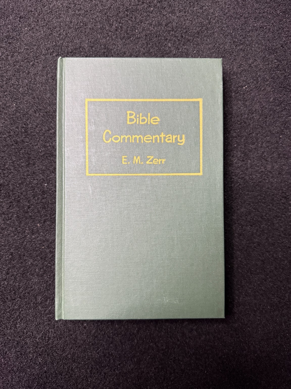 Bible Commentary Vol 2 E.M. Zerr 1948 Guardian of Truth Old Testament