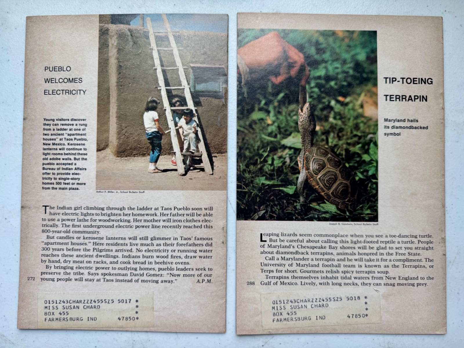 National Geographic School Bulletin 1972 Lot 4 Issues Philippines Virginia Corfu