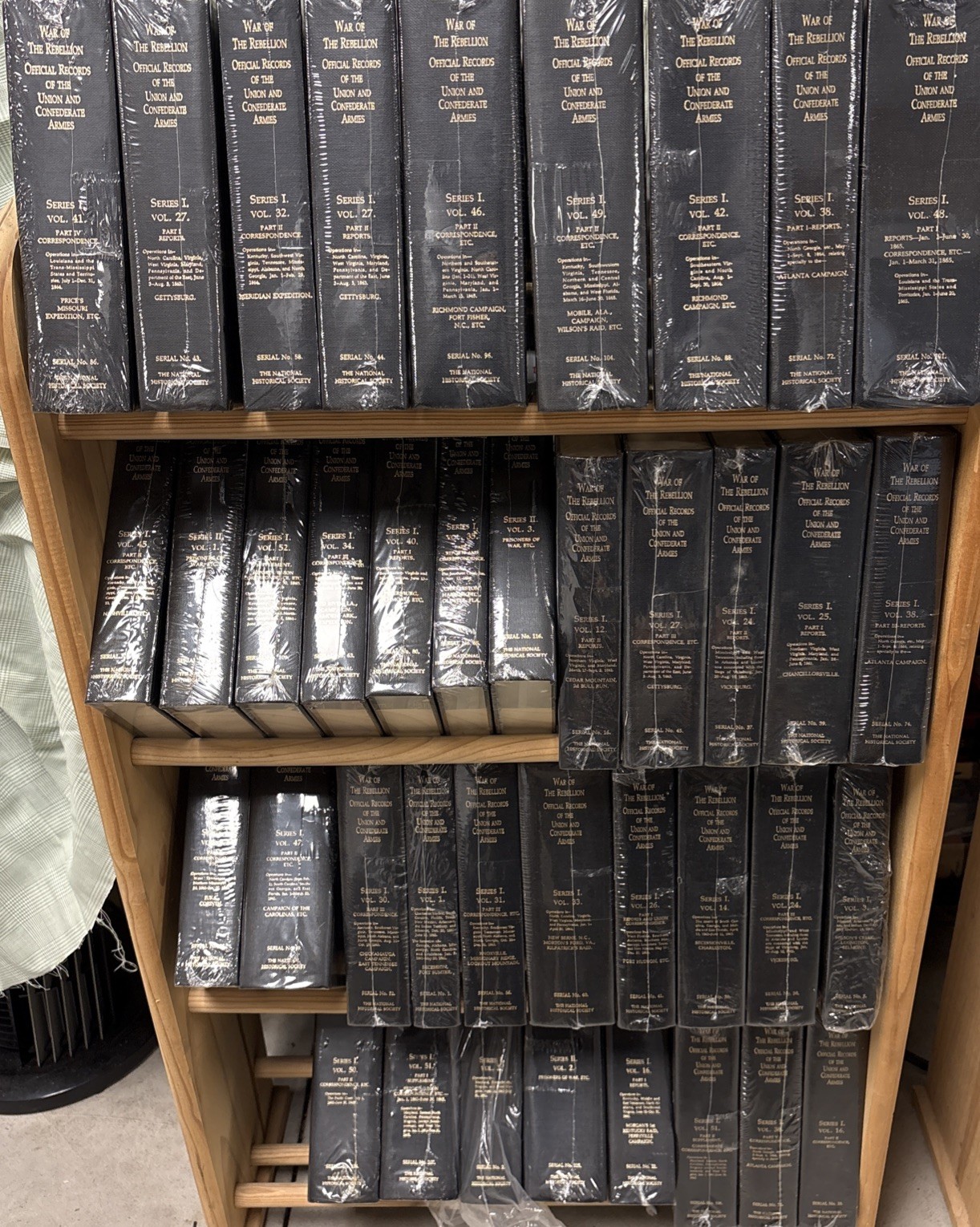 FULL 82 SET – WAR OF THE REBELLION OFFICIAL RECORDS OF THE UNI CIVIL WAR – NEW
