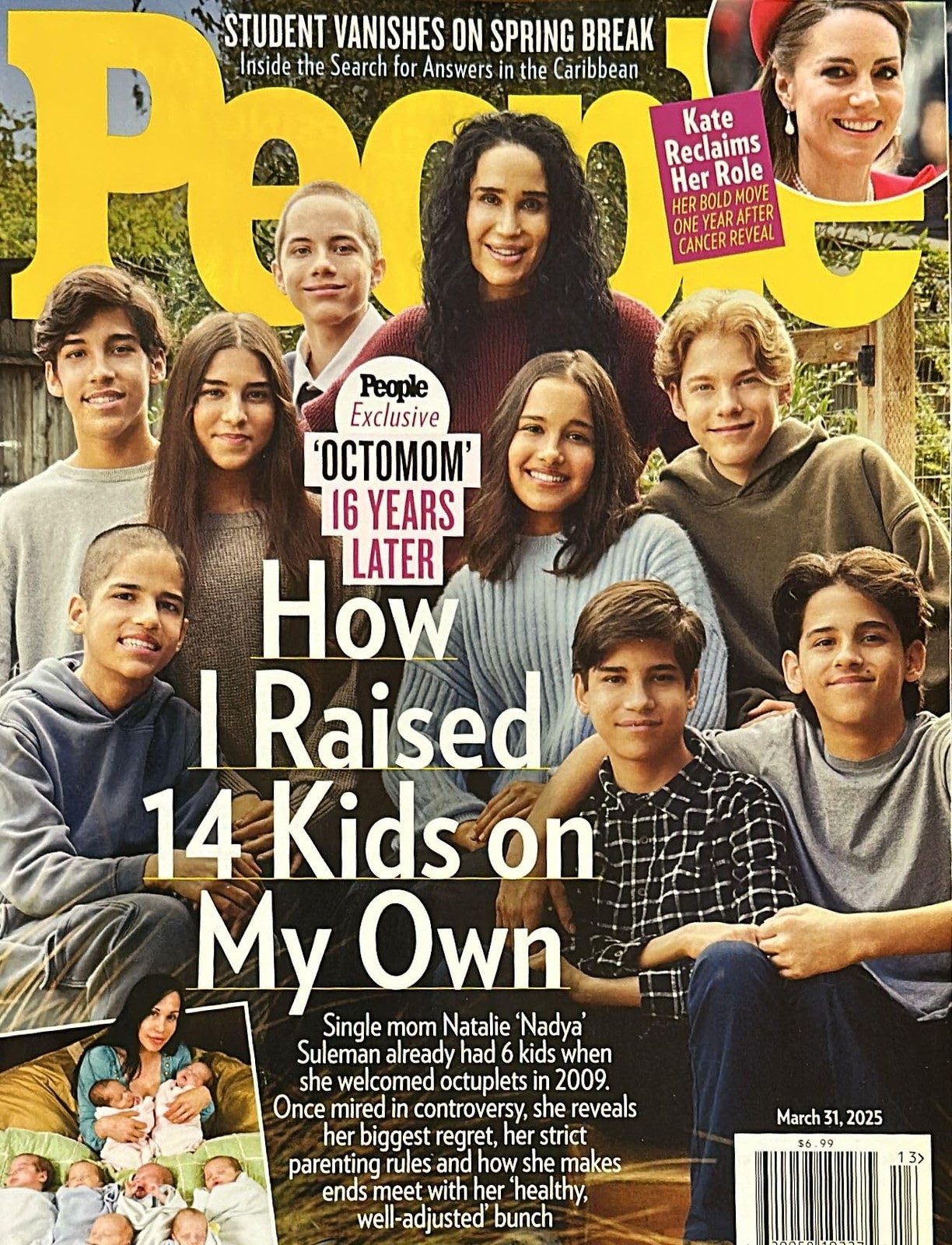 People Magazine March 31,2025 Остомом How I Raised 14 Kids On My Own