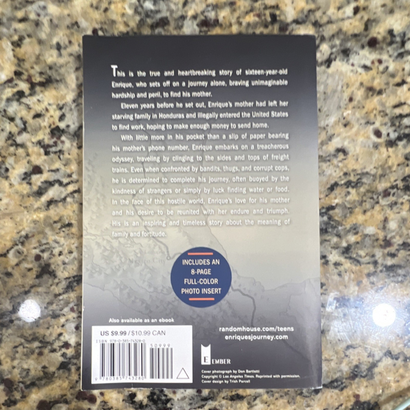 Sonia Nazario Enrique’s Journey Paperback English Young Adult Nonfiction
