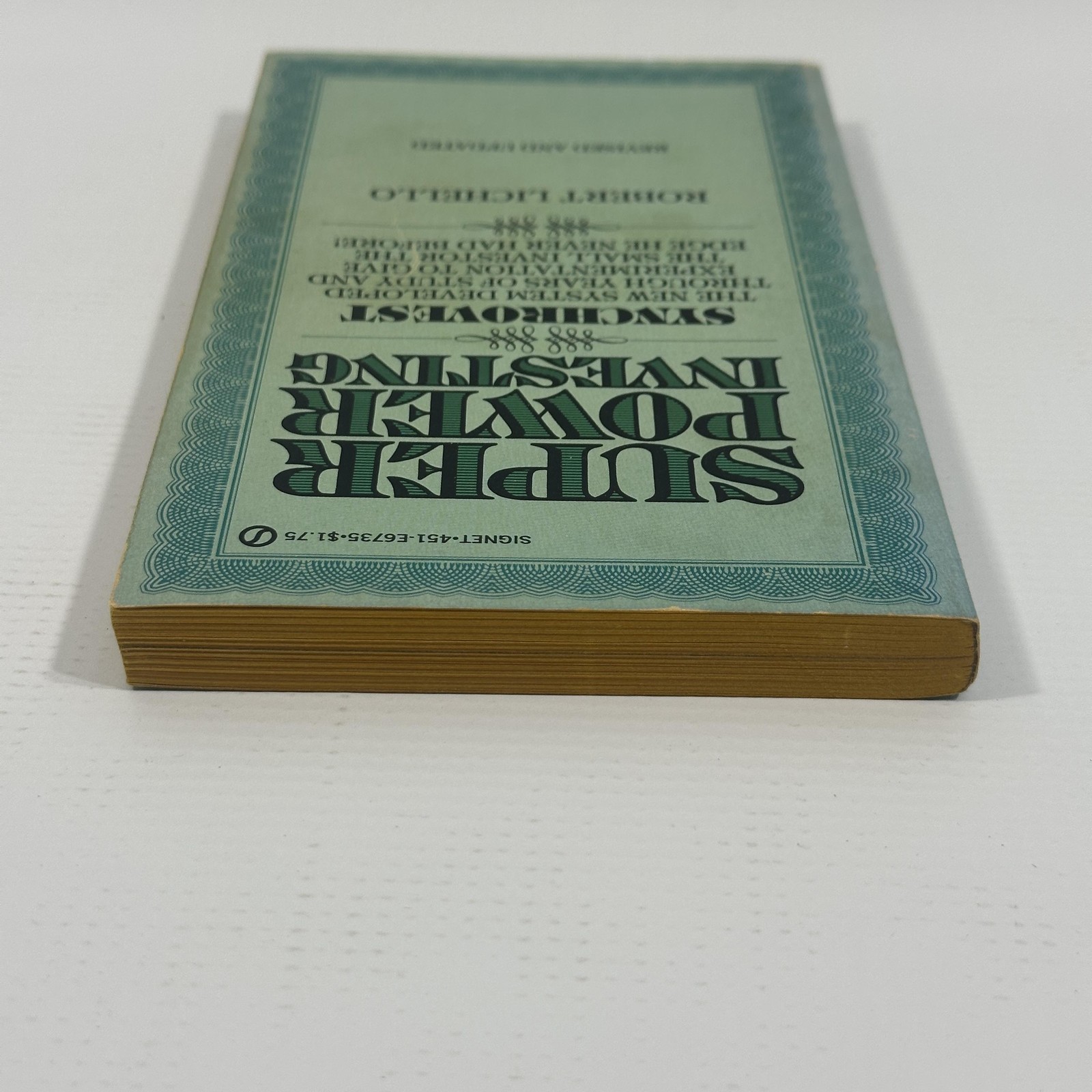 Vintage 1975 Superpower Investing Robert Lichello SYNCHROVEST Signet PB