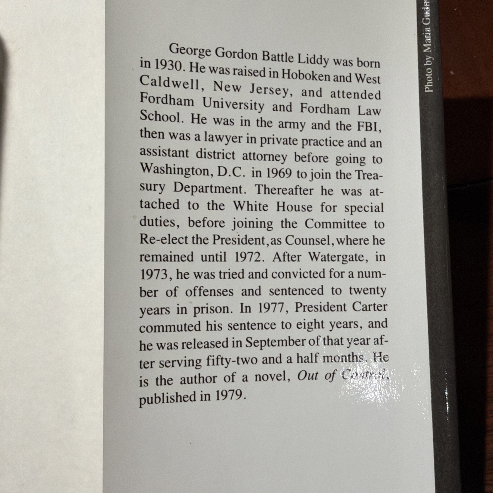 Will: The Autobiography of G. Gordon Liddy – HC DJ 1st Edition B-5226