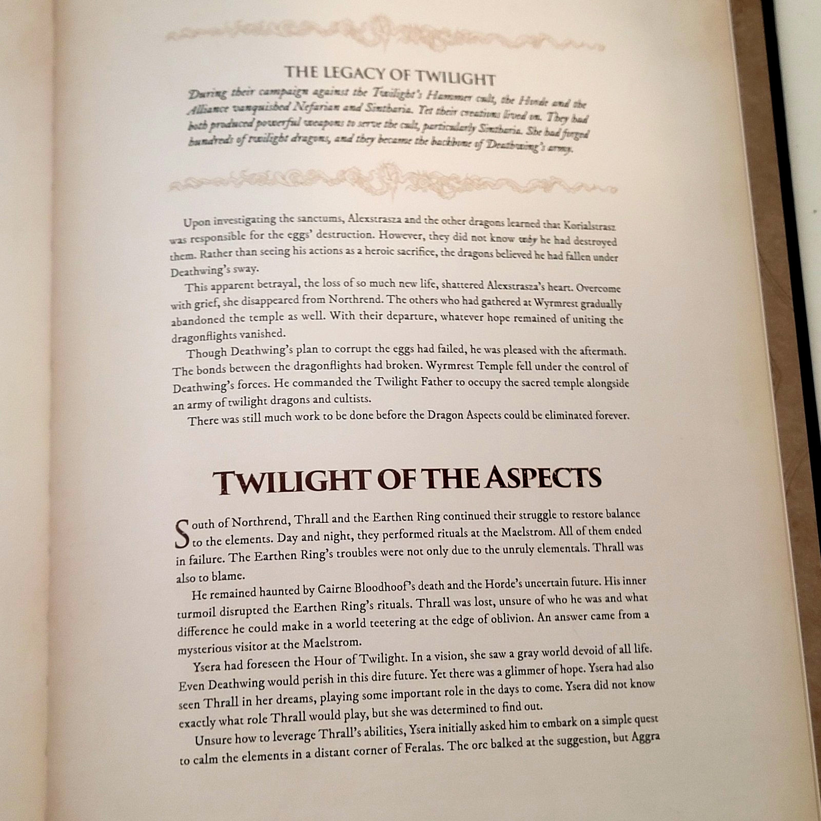 Blizzard Entertainment World of Warcraft Chronicle Volume 3 Pre-Owned 2018