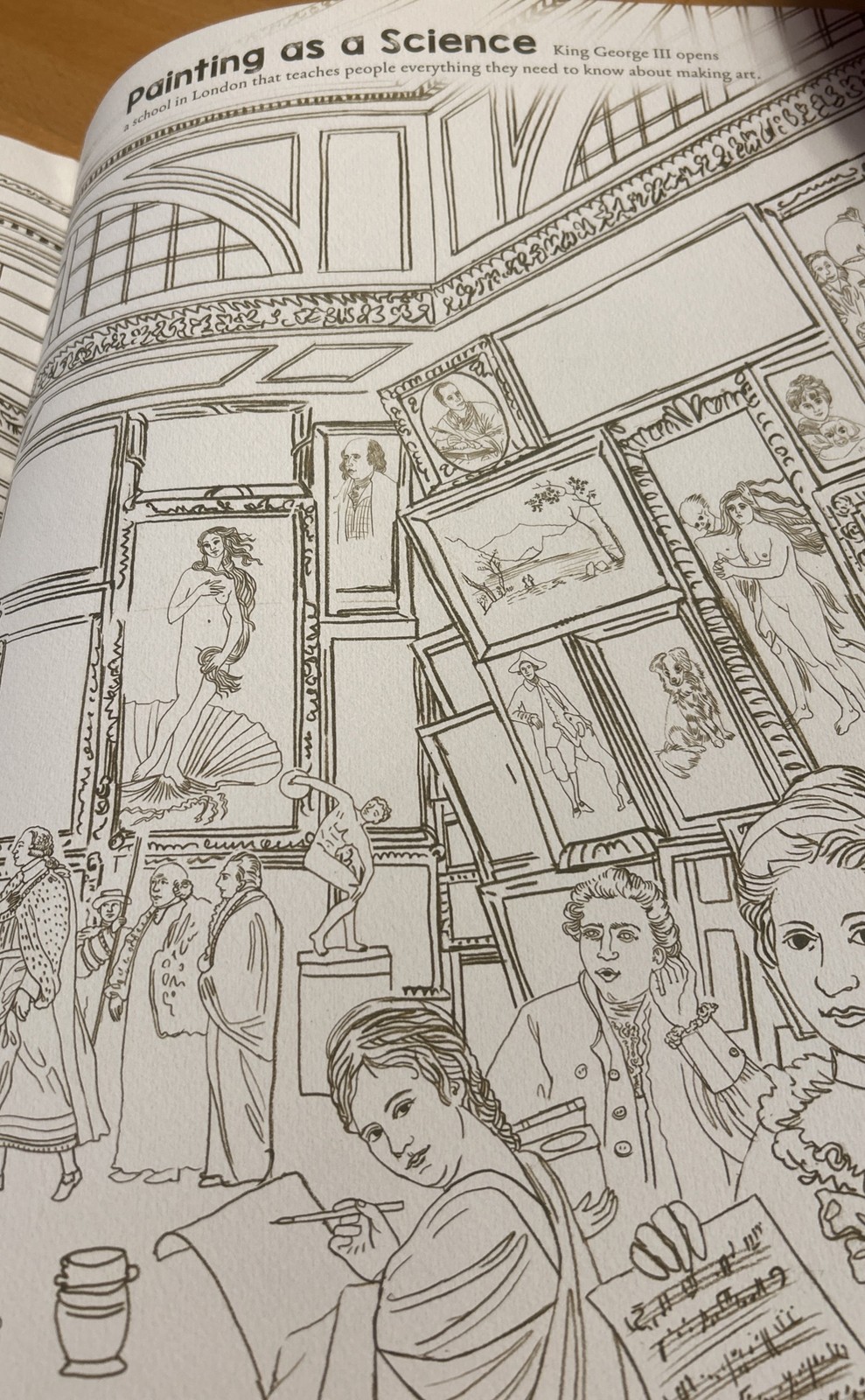 The Great Big Art History Coloring Book