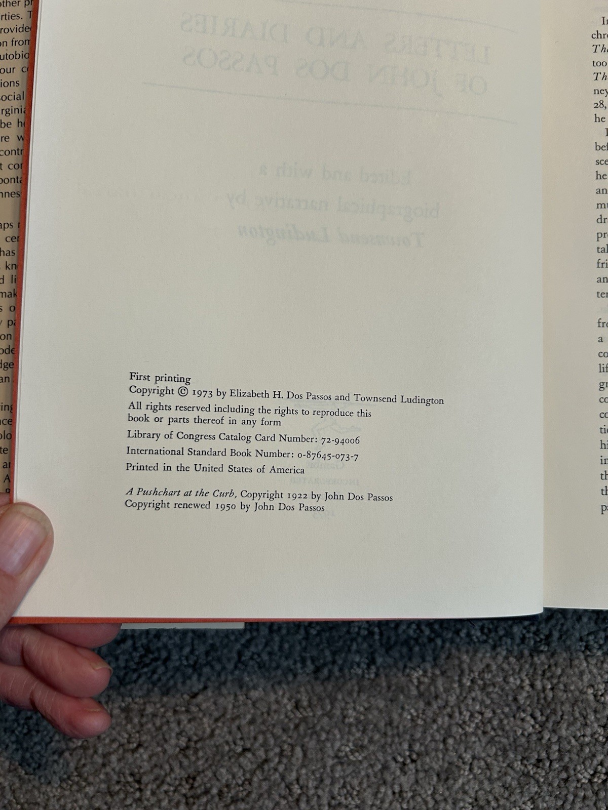 The Fourteenth Chronicle : Letters and Diaries of John Dos Passos by Townsend…