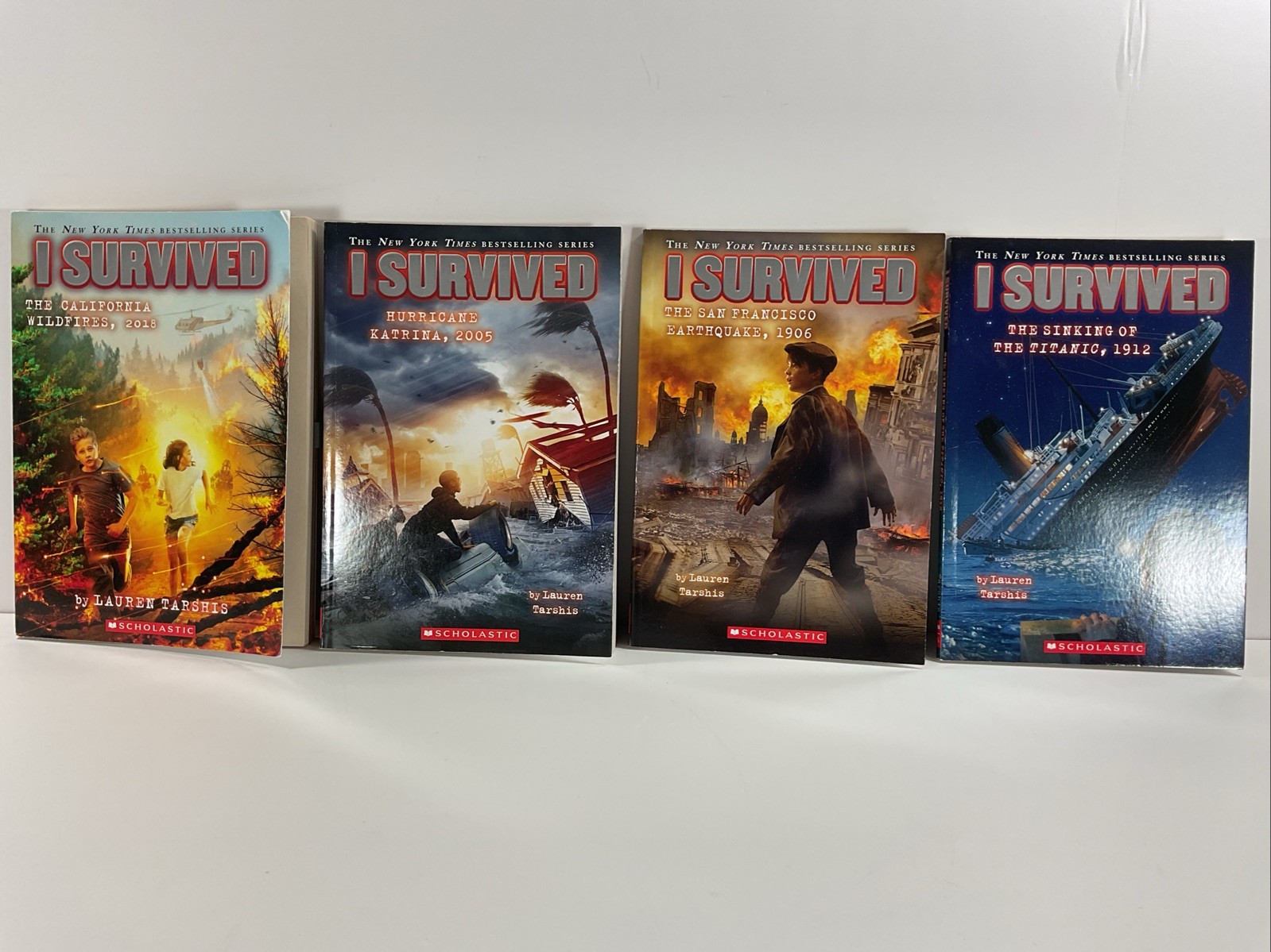 Boxed sets grades 2-4 Lot of 14 I Survived 1-10 PB Jurassic World 1-4 HC