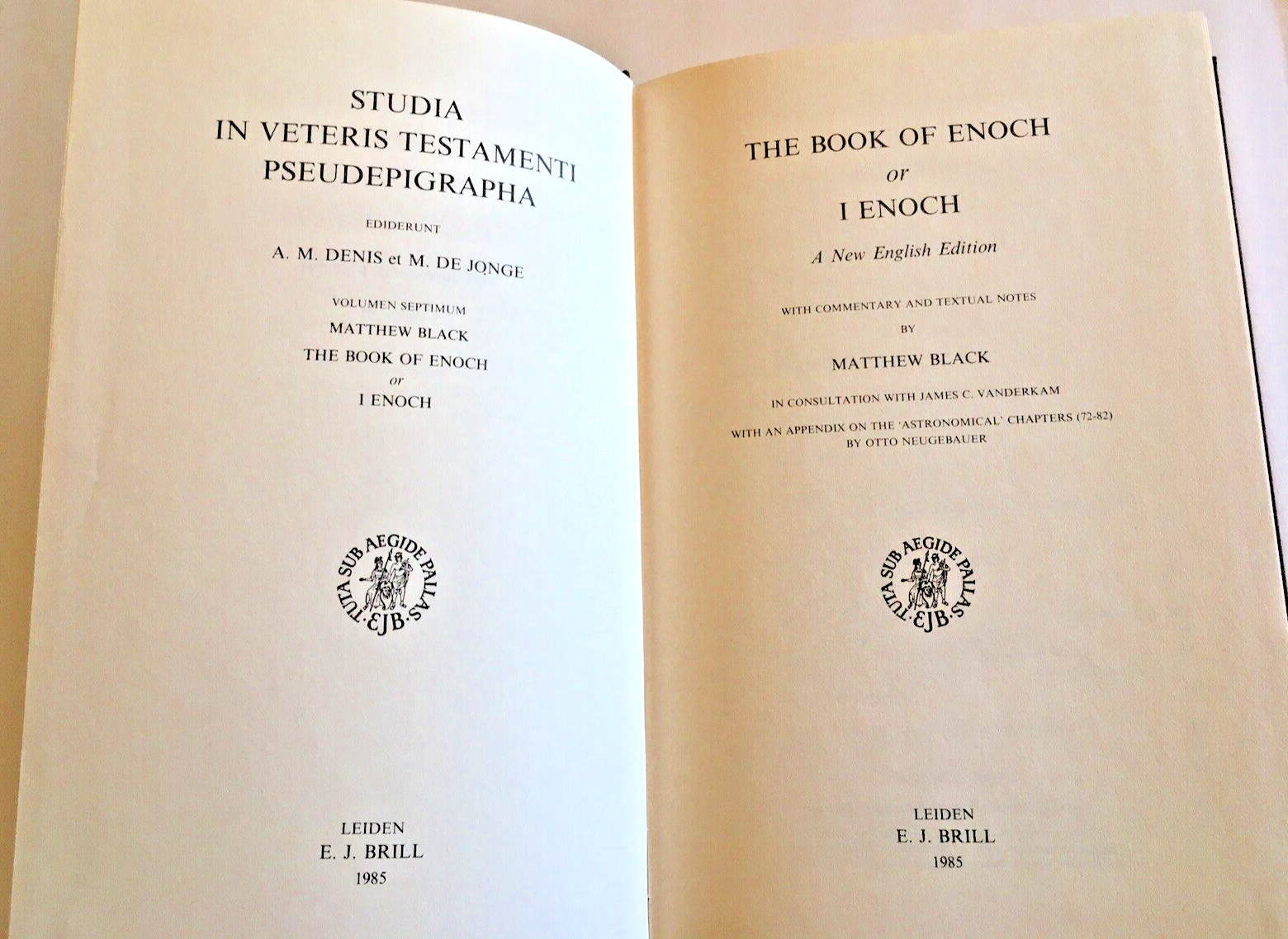 THE BOOK OF ENOCH or I ENOCH A New English Edition RARE !!!!!!