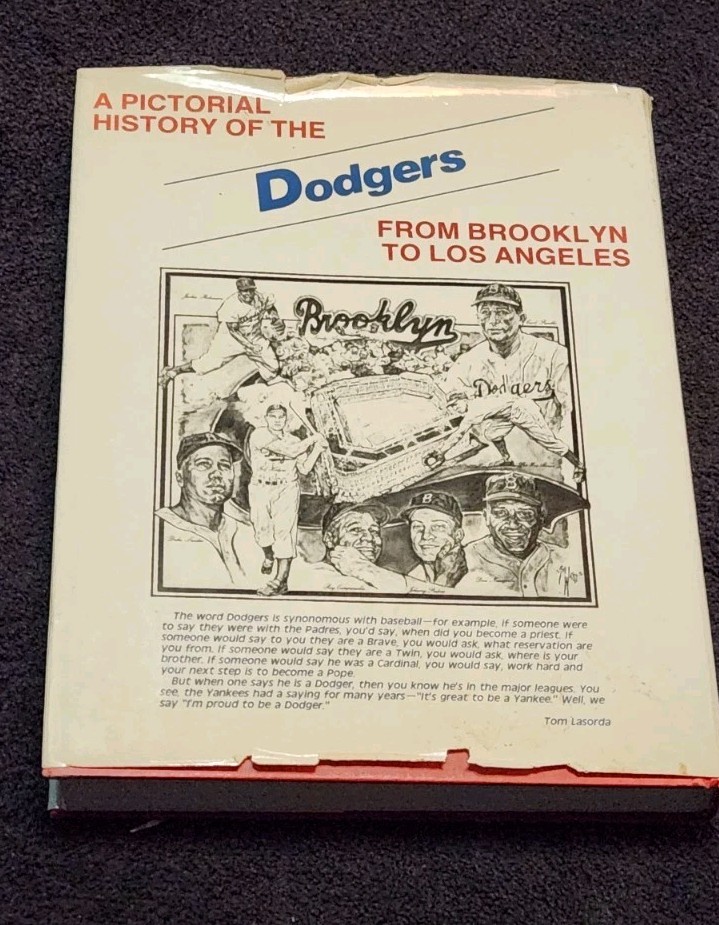 Lot of 4 Vintage Major League Baseball Books – This Great Game, Dodgers