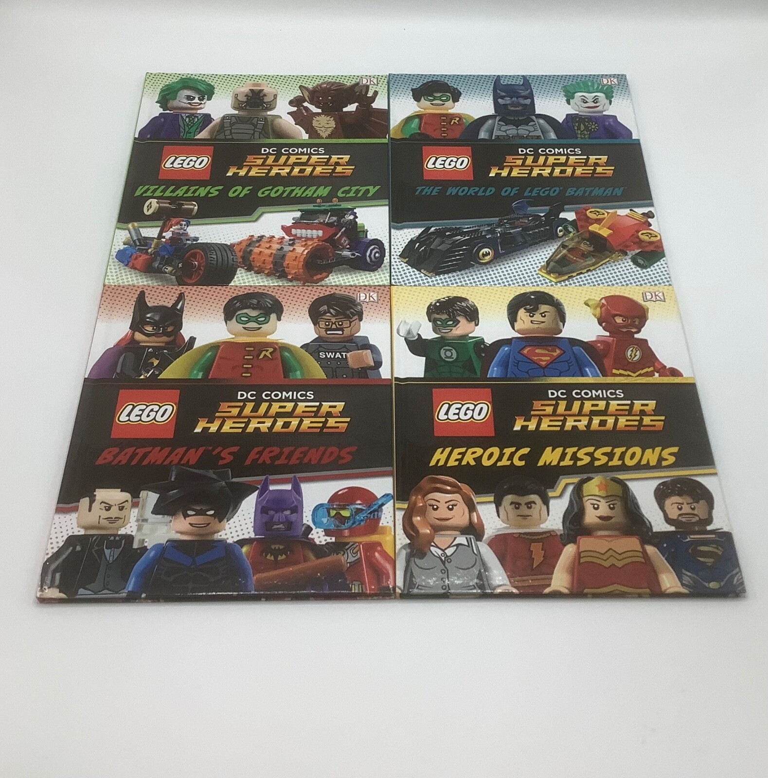 Lego / DC Comics-Super Heroes Collection-Set of 10 Hardback Books-2016-EXCELLENT