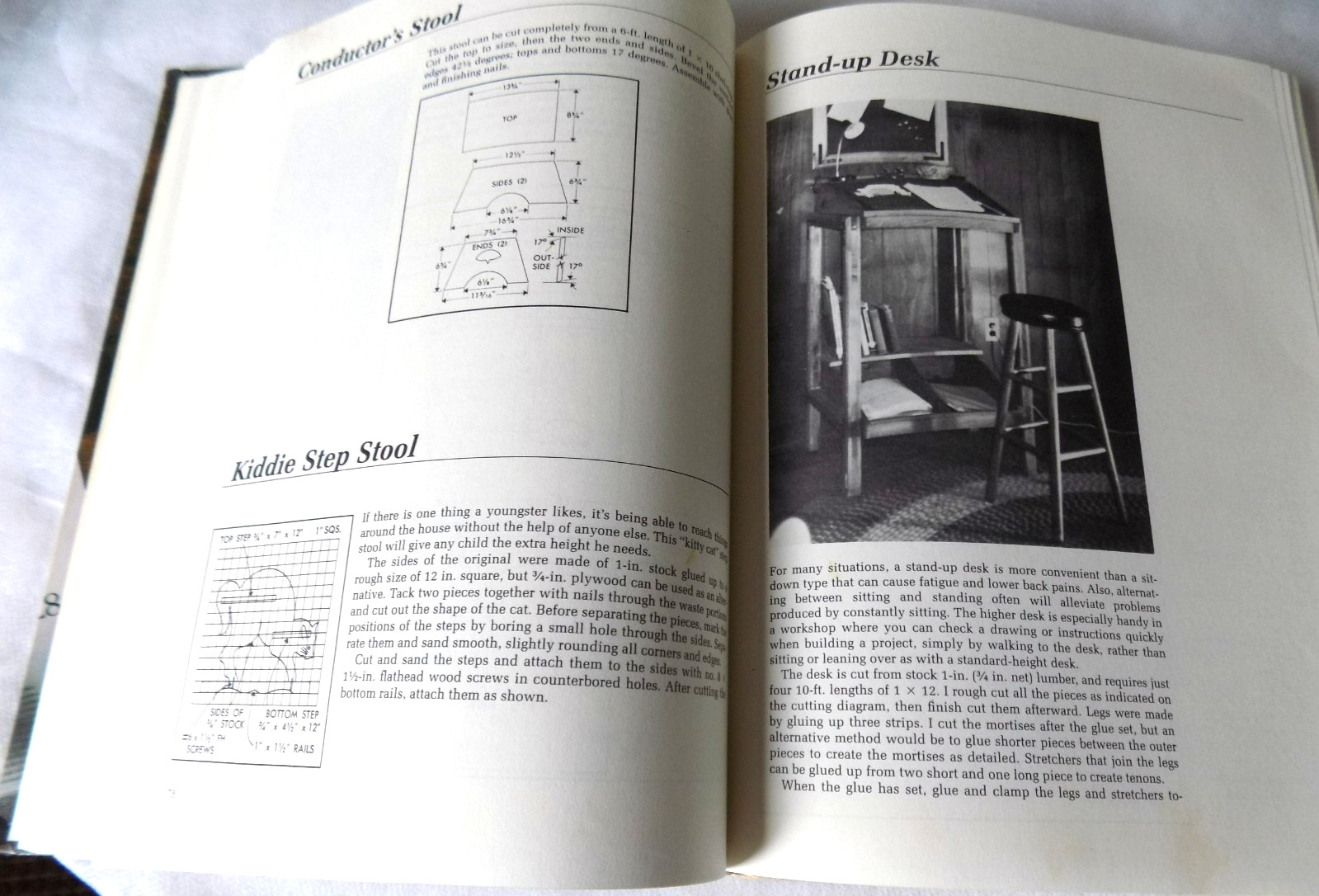 176 Woodworking Projects Workbench Staff 1987 Illustrated Nonfiction Sterling