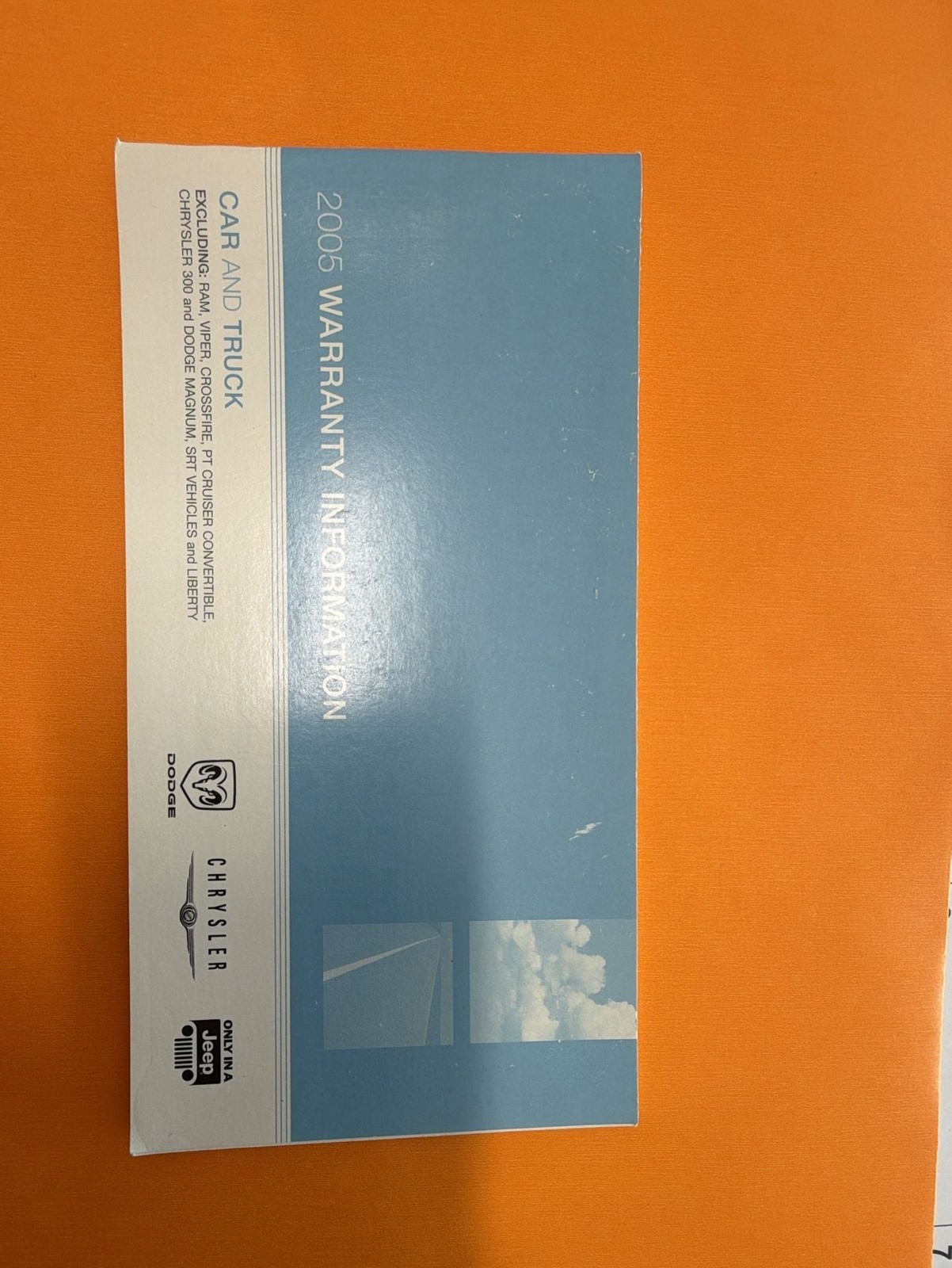 2005 Jeep Grand Cherokee Owner’s Manual with Original Case