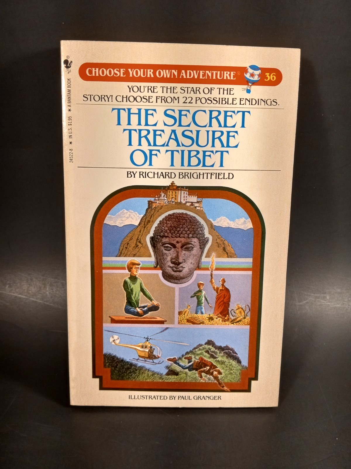 The Secret Treasure Of Tibet Choose Your Own Adventure #36 1st Print 1984 CYOA