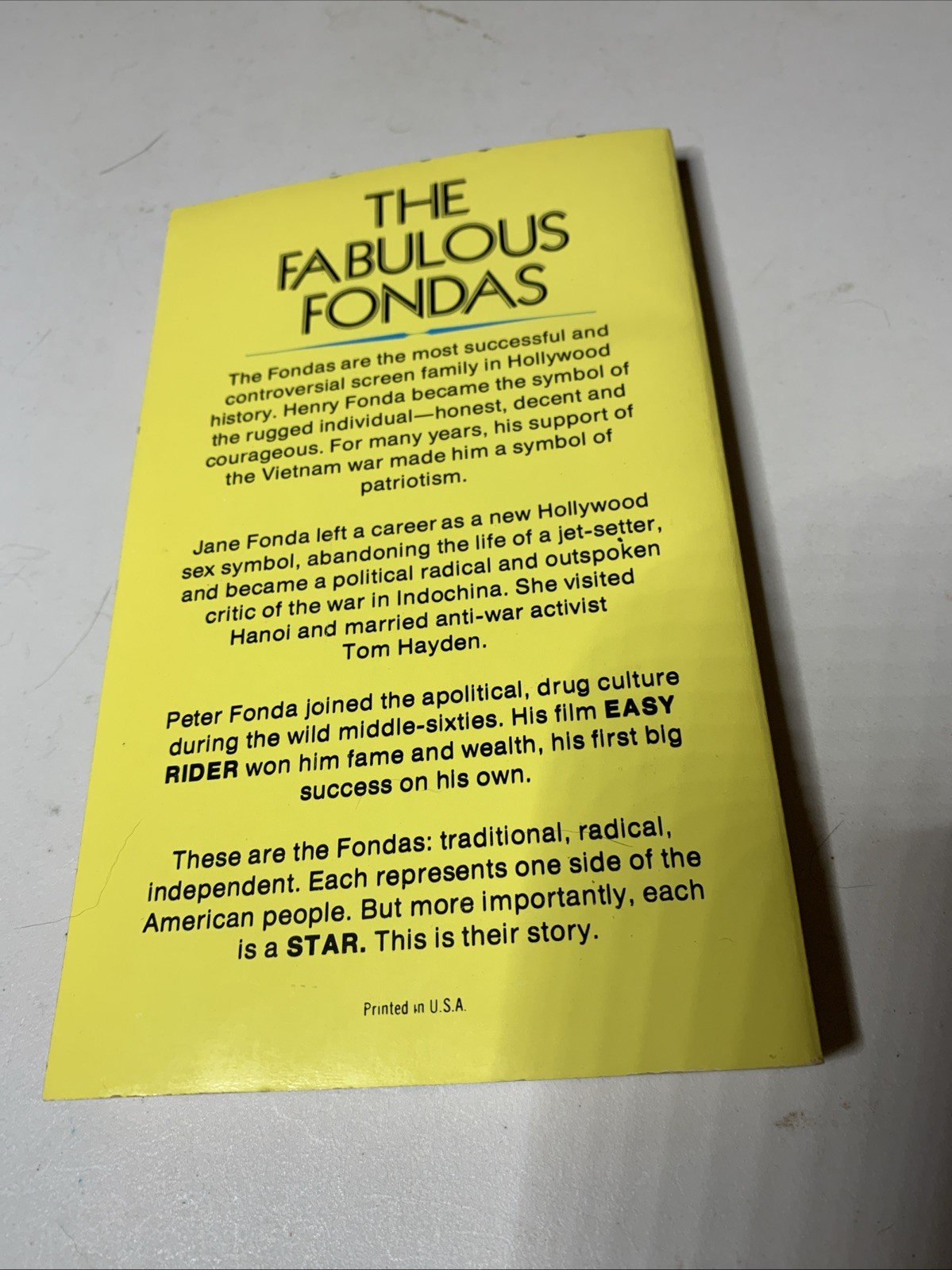 Henry, Jane and Peter – The Fabulous Fondas by Jack Stewart 1976 vintage pbk #4
