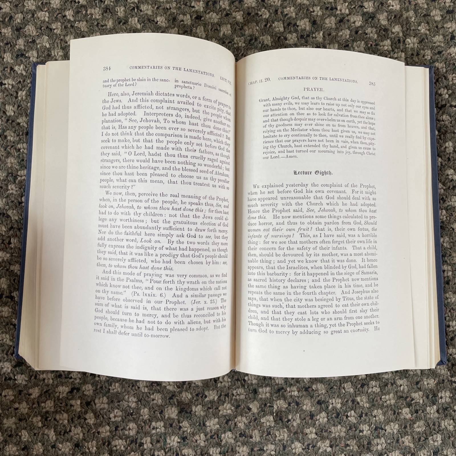 Calvin’s Commentary on Jeremiah 5 Volume Set Eerdmans 1950 Hardback