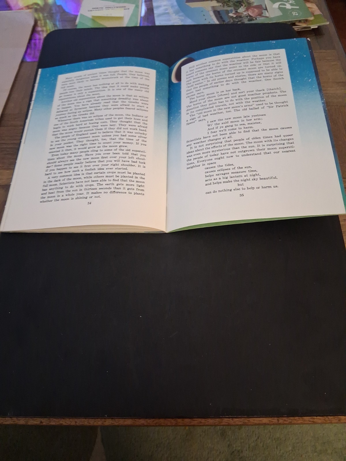 Earth’s Nearest Neighbor Moon Book 1966 Edition Bertha Parker Paperback V. G.
