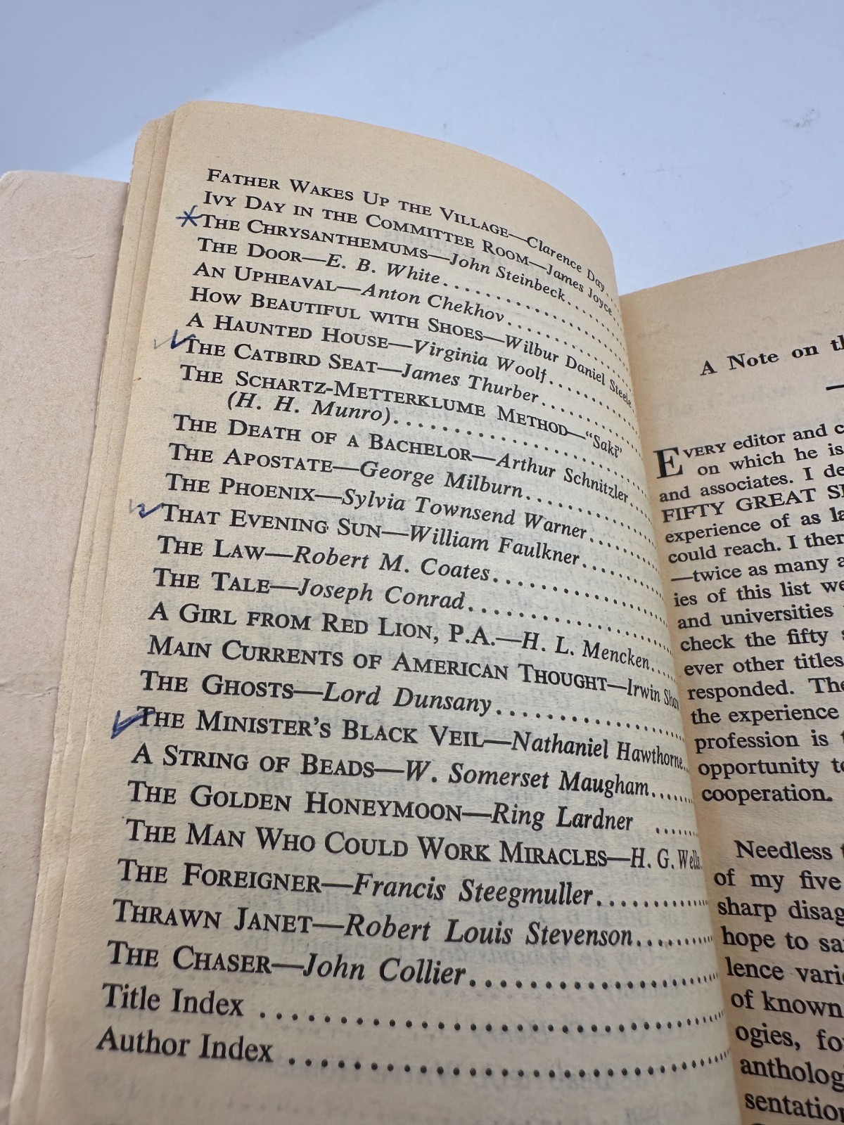 50 Great Short Stories Milton Crane Bantam Classic Vintage Paperback