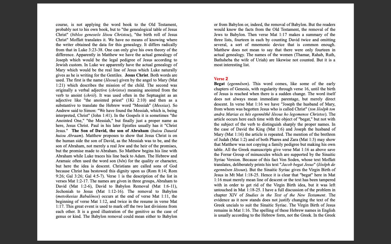 Word Pictures in the New Testament by AT Robertson (E-Book Set ) ALL 6 Volumes