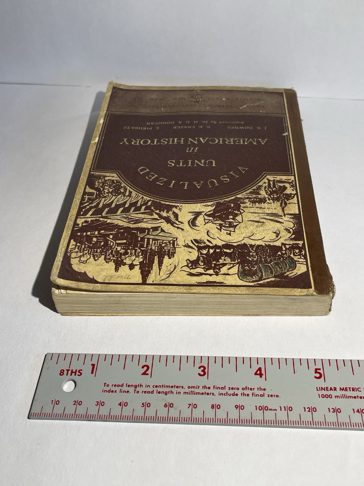 CEBCO Visualized Units in American History HC Rev Ed 1943 Illus