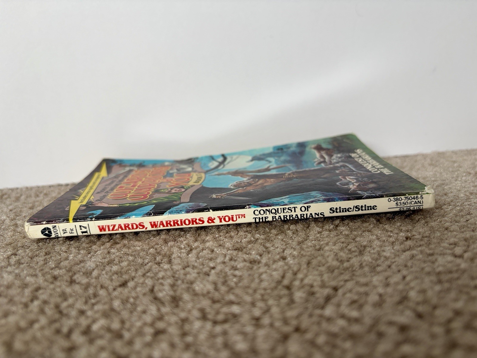 Wizards Warriors & You Book #17 Conquest Of The Barbarians Roleplaying Avon