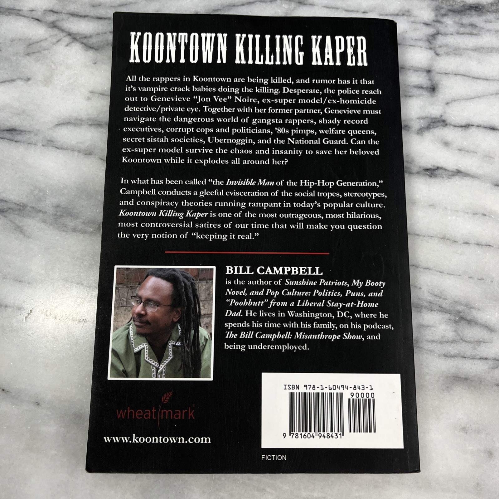 Koontown Killing Kaper by Bill Campbell SIGNED 2012 Wheatmark Satire Humor Ppbk