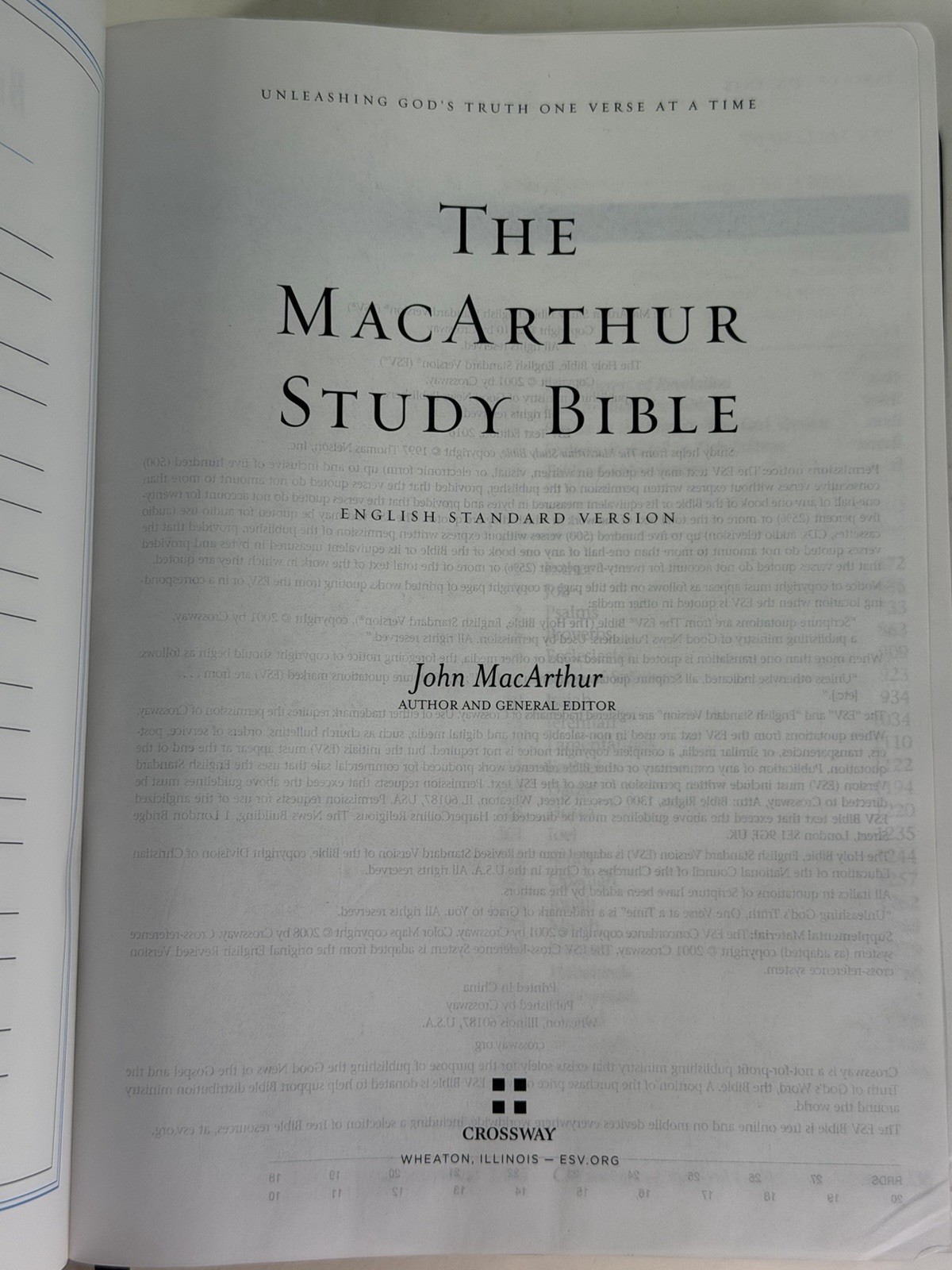 The MacArthur Study Bible ESV