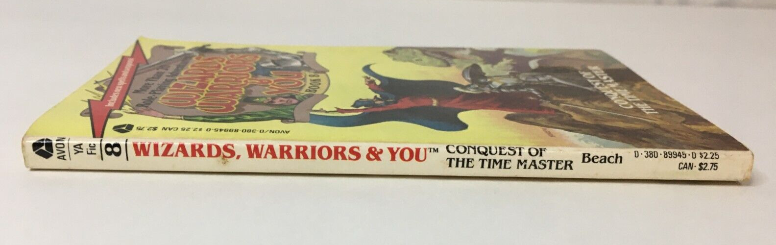 Conquest of the Time Master Lynn Beach Wizards, Warriors, and You #8 1985 1st Ed