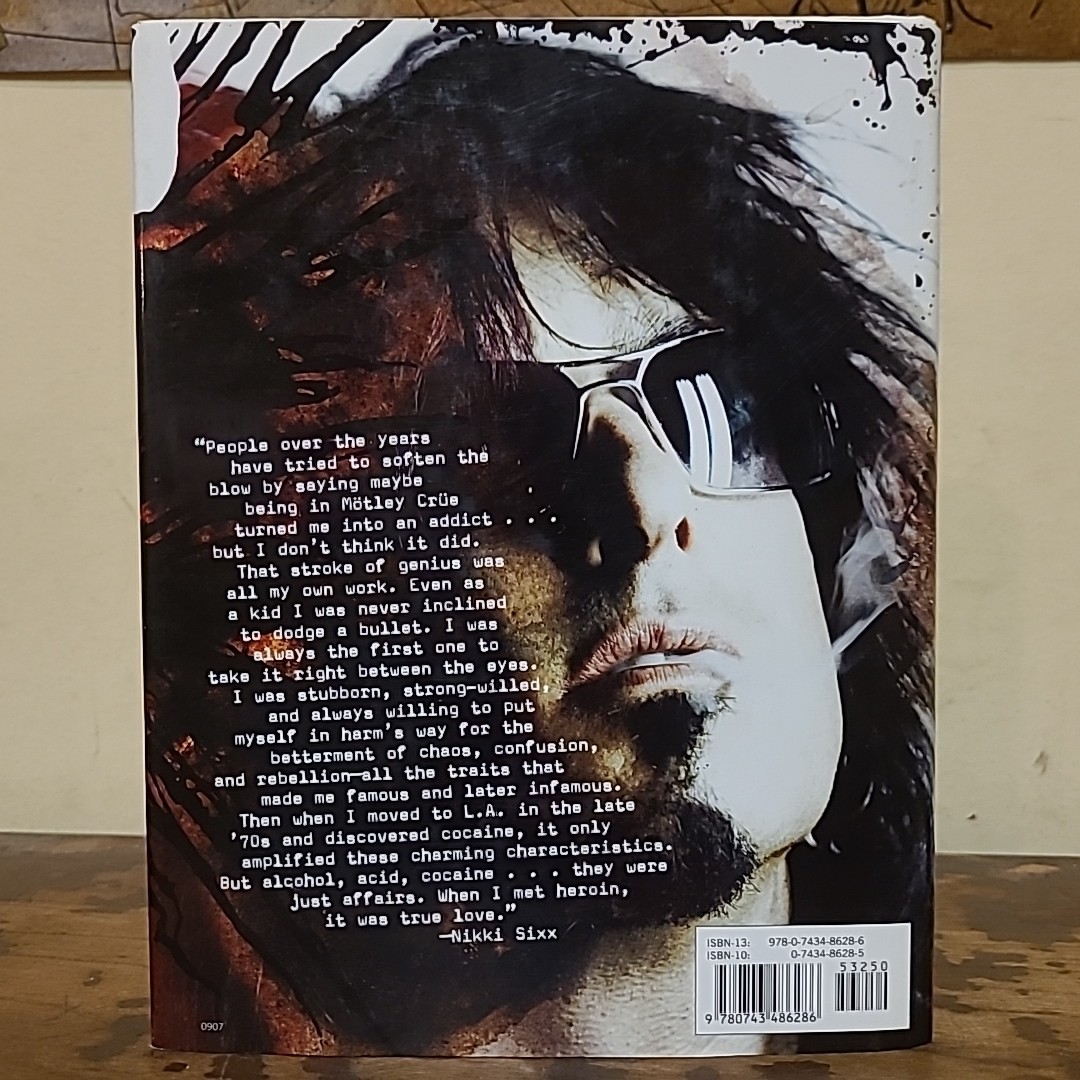 The Heroin Diaries 2007 Nikki Sixx HCDJ Book $32.50 True First Print Motley Crue