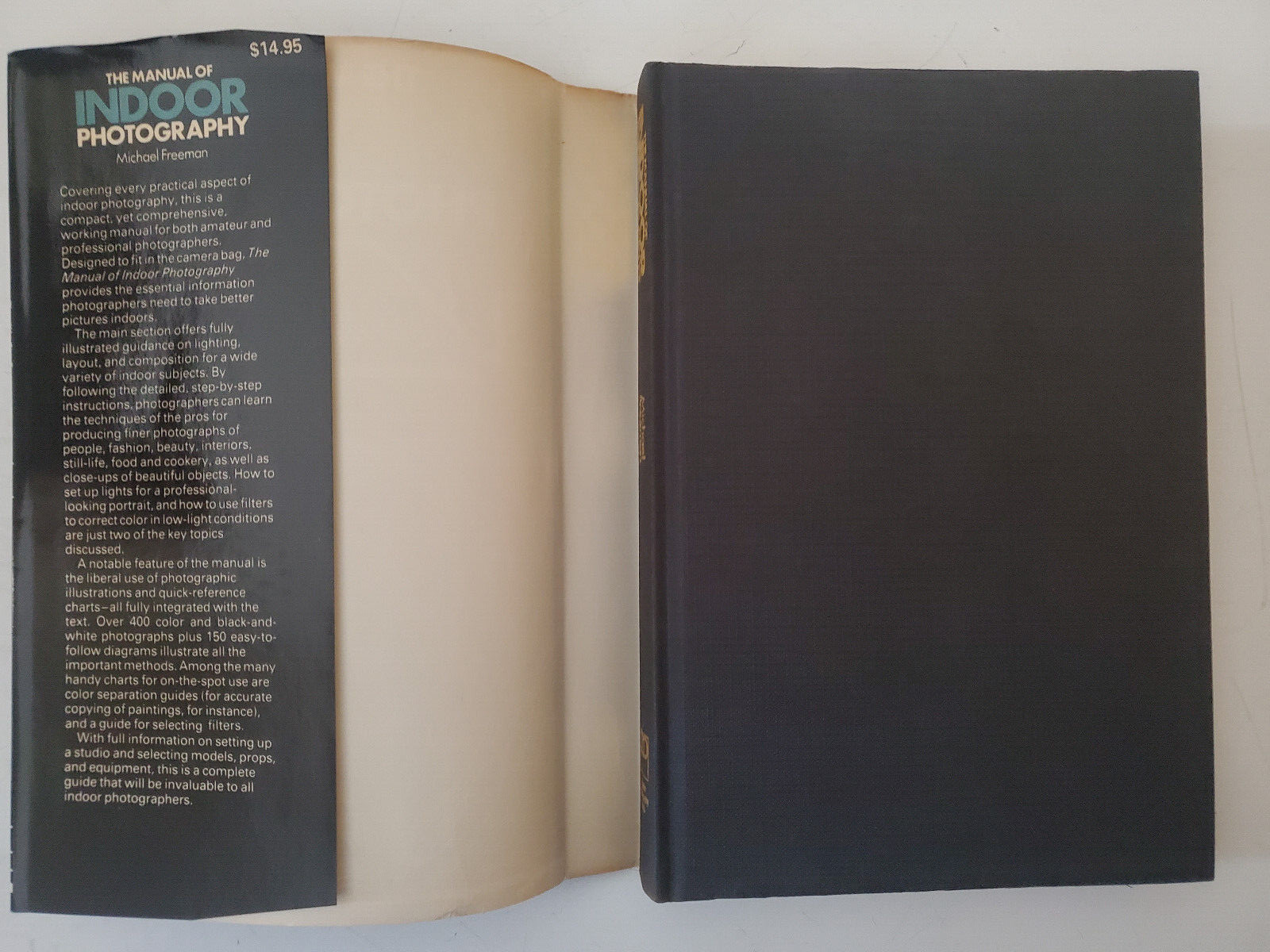 THE MANUAL of INDOOR PHOTOGRAPHY Michael Freeman HC 1st Printing w/ DJ