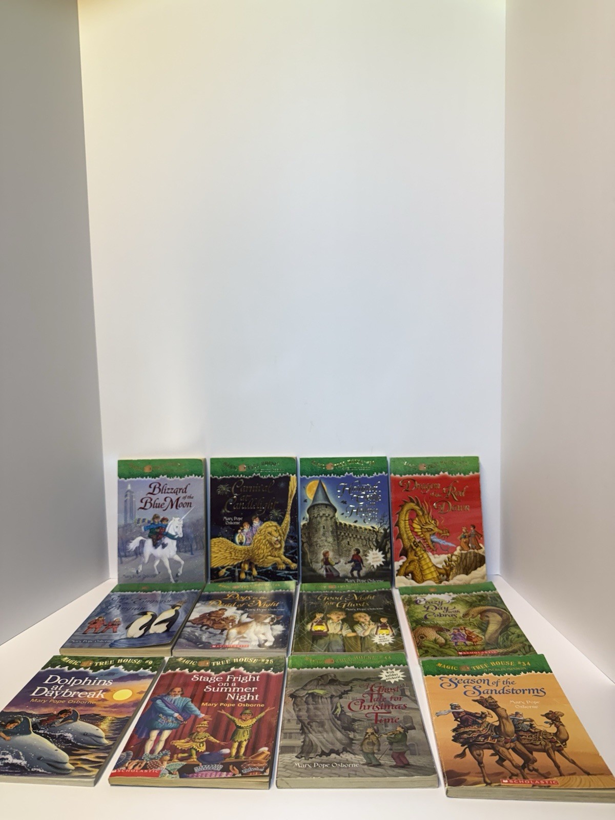 Lot of 12 Magic Tree House by Mary Pope Osborne MERLIN MISSIONS Preowned