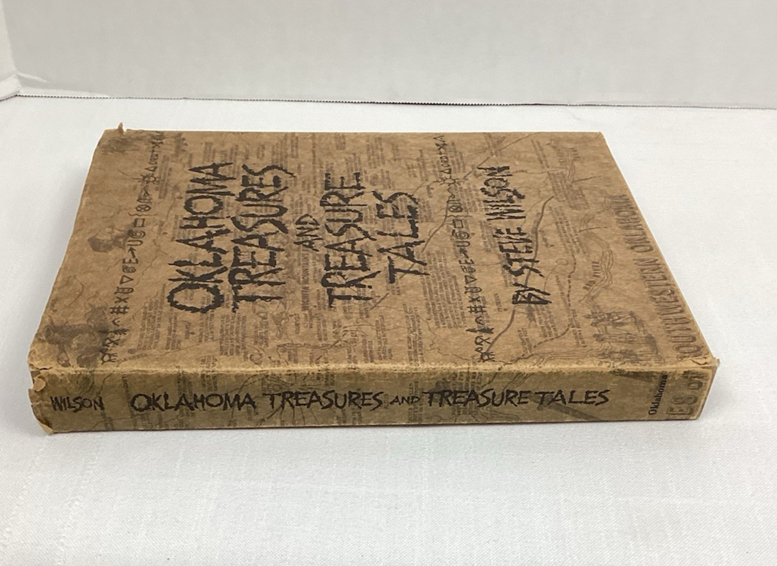 Oklahoma Treasures And Treasure Tales By Steve Wilson Hardcover 1st Edition 1976