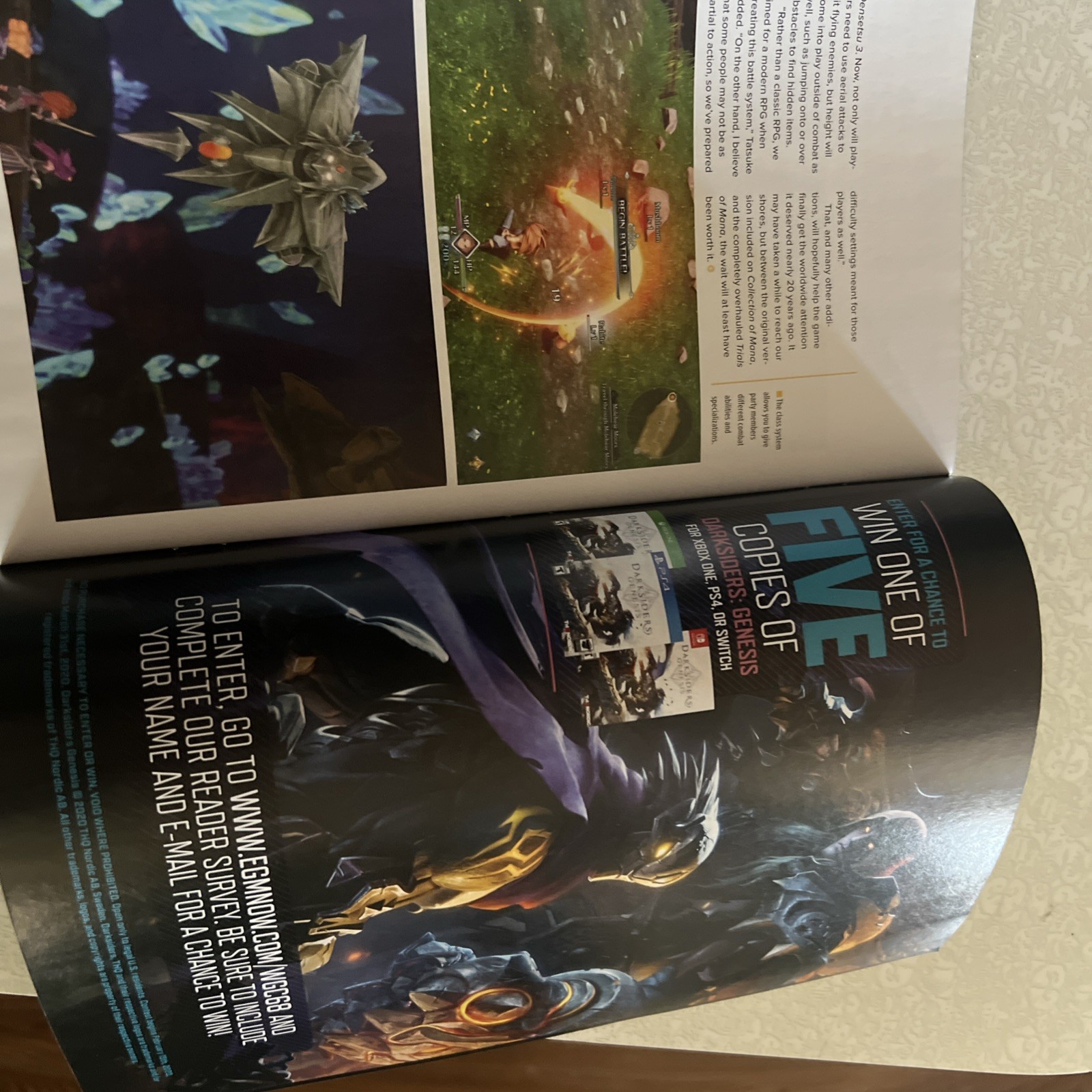 Walmart Gamecenter Magazine Issue 68 Feb 2020 – Biomutant Doom Eternal Poster