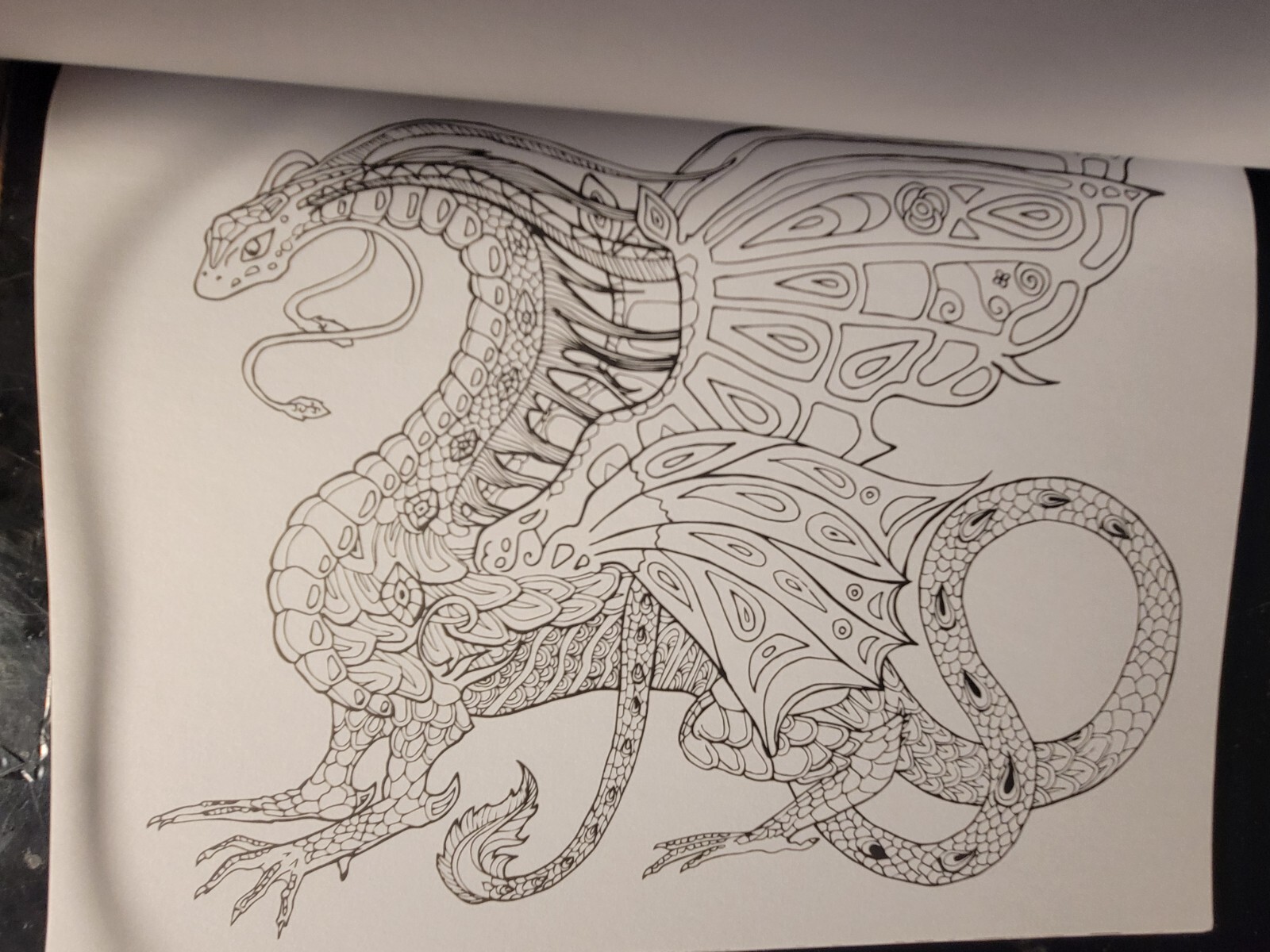 COLORING MYTH & MAGIC Vol 3 Adult Coloring Book With 47 Prints Ready To Frame