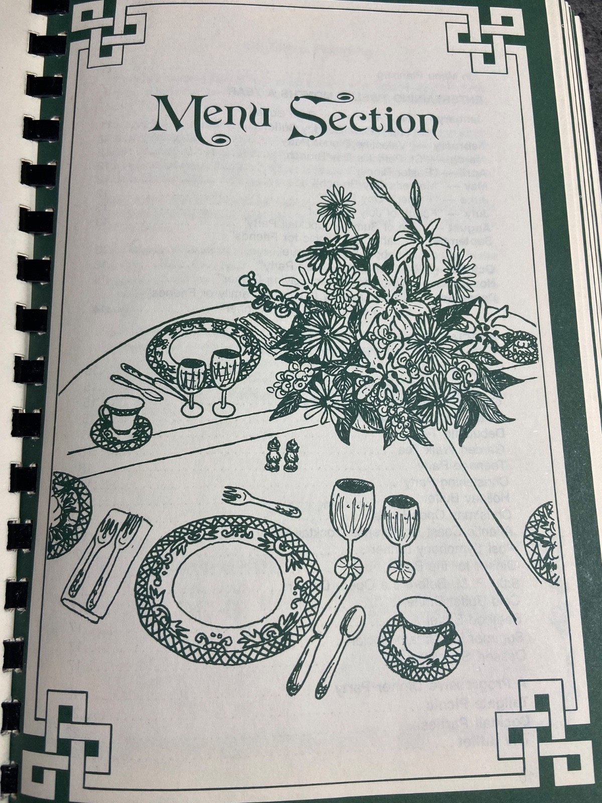 Cookbook VTG Out of Our League of Greensboro NC