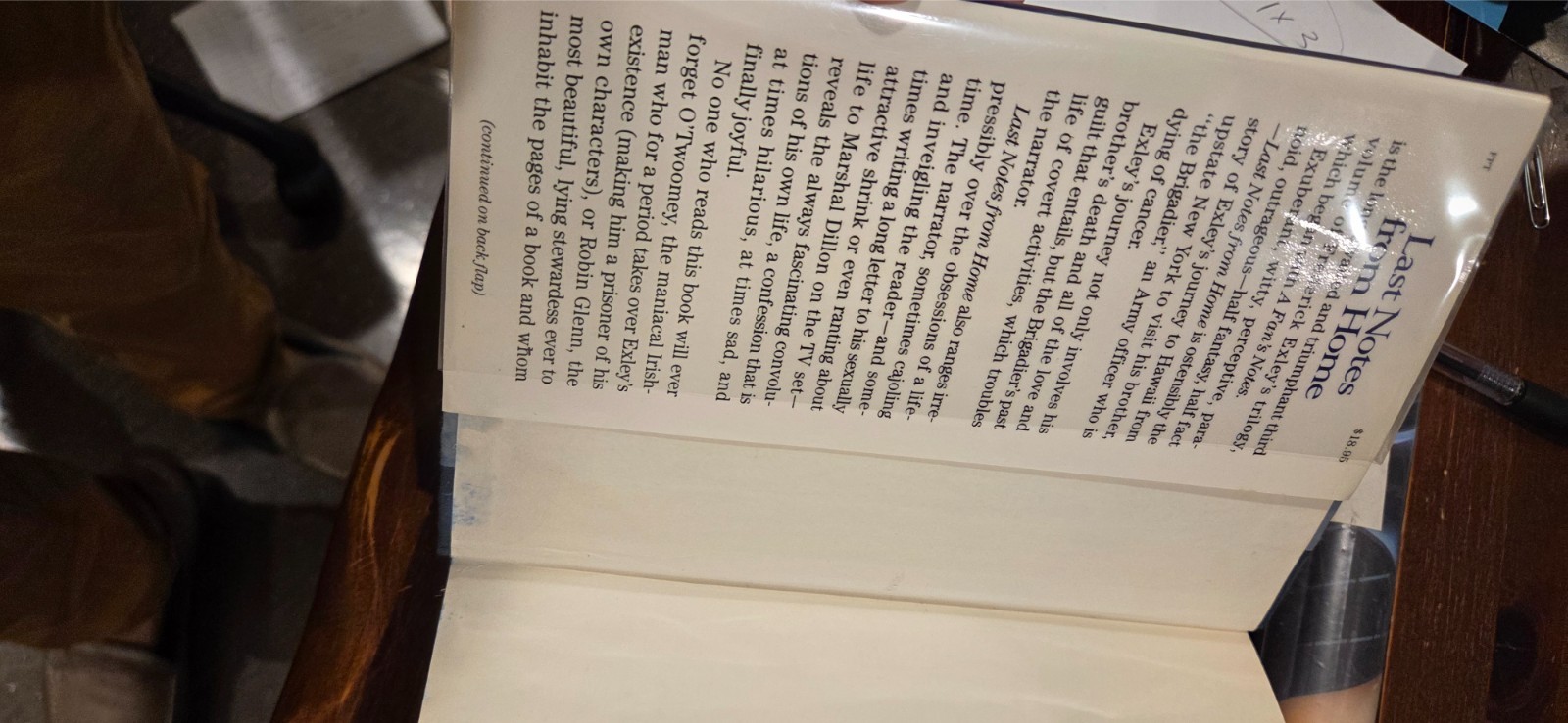 Pages From A Cold Island and Last Notes From Home, Frederick Exley’s last two